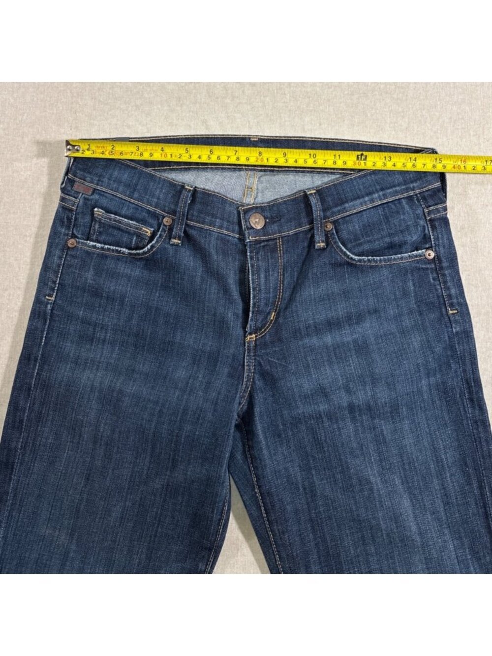 Citizens of Humanity Kelly Bootcut Jeans Womens 27 Dark Wash Low Rise - Picture 7 of 12